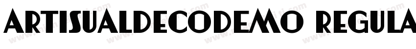 ArtisualDecoDEMO Regular字体转换